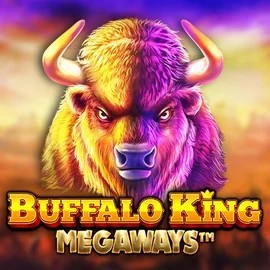 Buffalo King Megaways slot logo by Pragmatic Play at WinRolla Casino