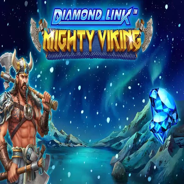 Diamond Link Mighty Viking slot icon by Greentube, available at WinRolla Casino