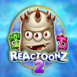 Reactoonz 2 online game logo by Play'n GO on winrollaa.com.de
